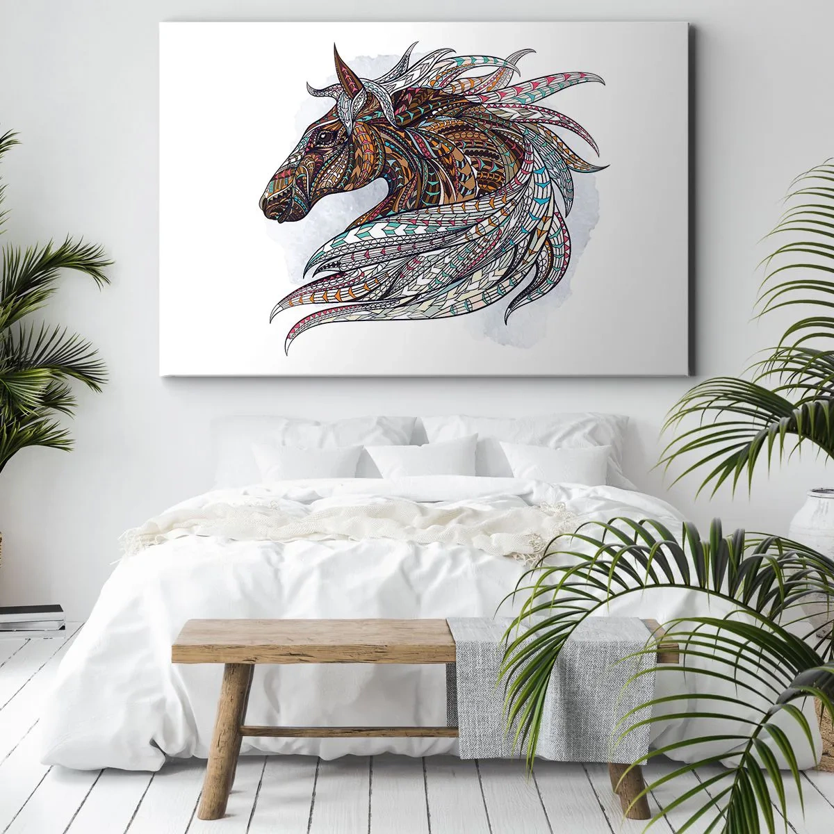 Obraz na plátně - Keltský válečný oř - 100x70 cm