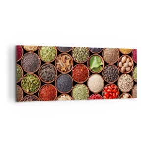 Obraz na plátně - Všechny chutě světa - 120x50 cm