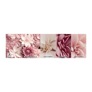 Vzor Fototapety Premium Sand - V růžových okvětních lístcích - Květiny, Pastel, Jasný - 100x30 cm