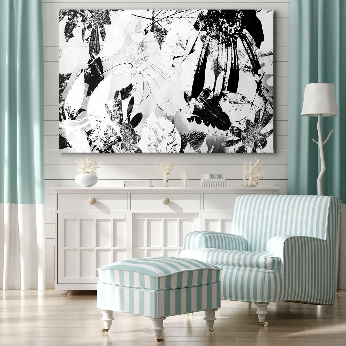 Obraz na plátně - Podzim v negativu - 120x80 cm
