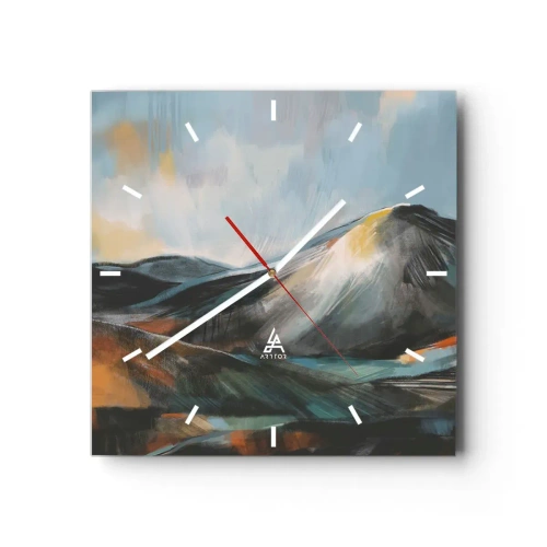 Nástěnné hodiny - Syrové i krásné - 40x40 cm