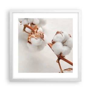 Plakát v bílém rámu - Jenom objímat - 40x40 cm