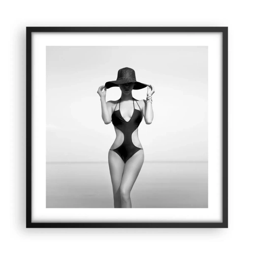 Plakát v černém rámu - Jmenuji se: Elegance - 50x50 cm