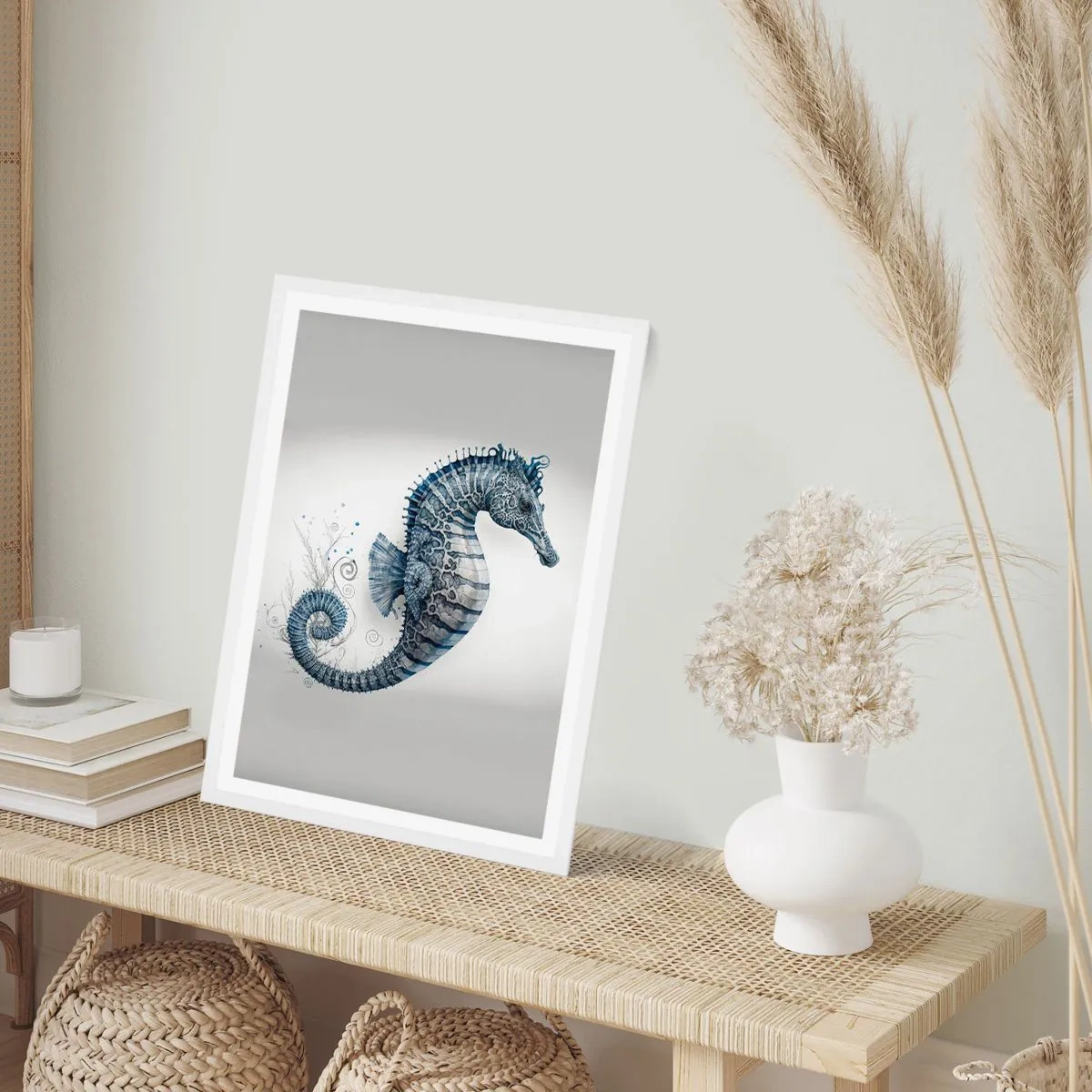 Plakát v bílém rámu - Jemný vtip přírody - 50x70 cm