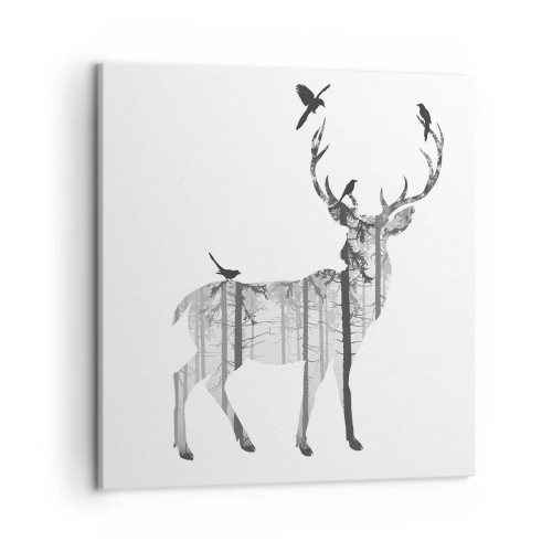 Obraz na plátně - Dobrý duch lesa - 50x50 cm