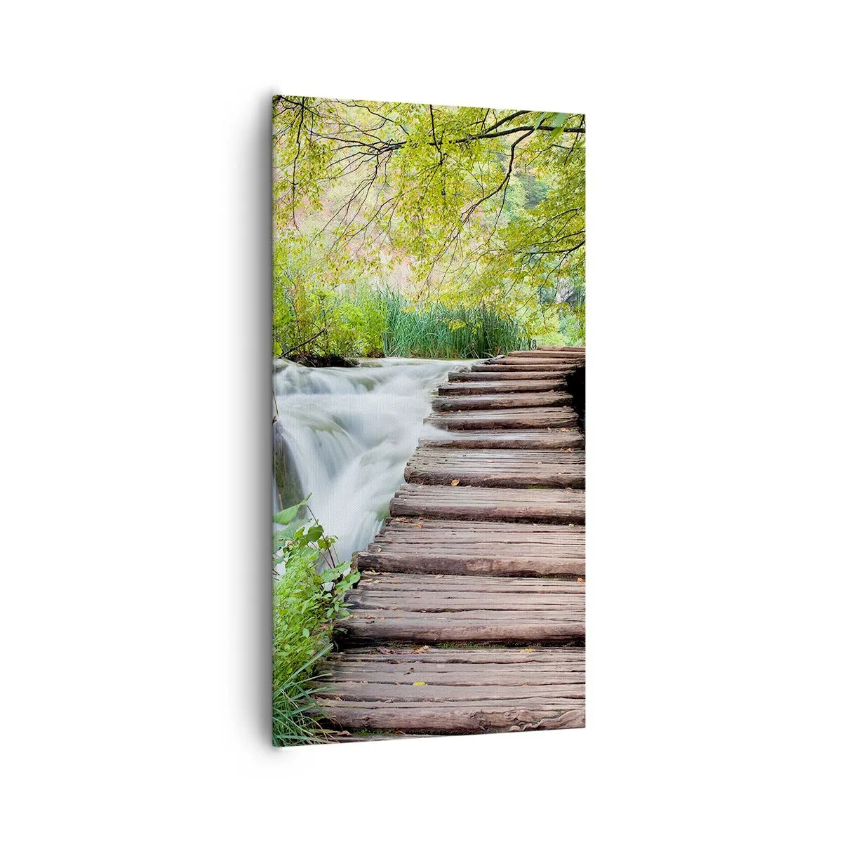 Obraz na plátně - Voda není vůbec tichá - 65x120 cm