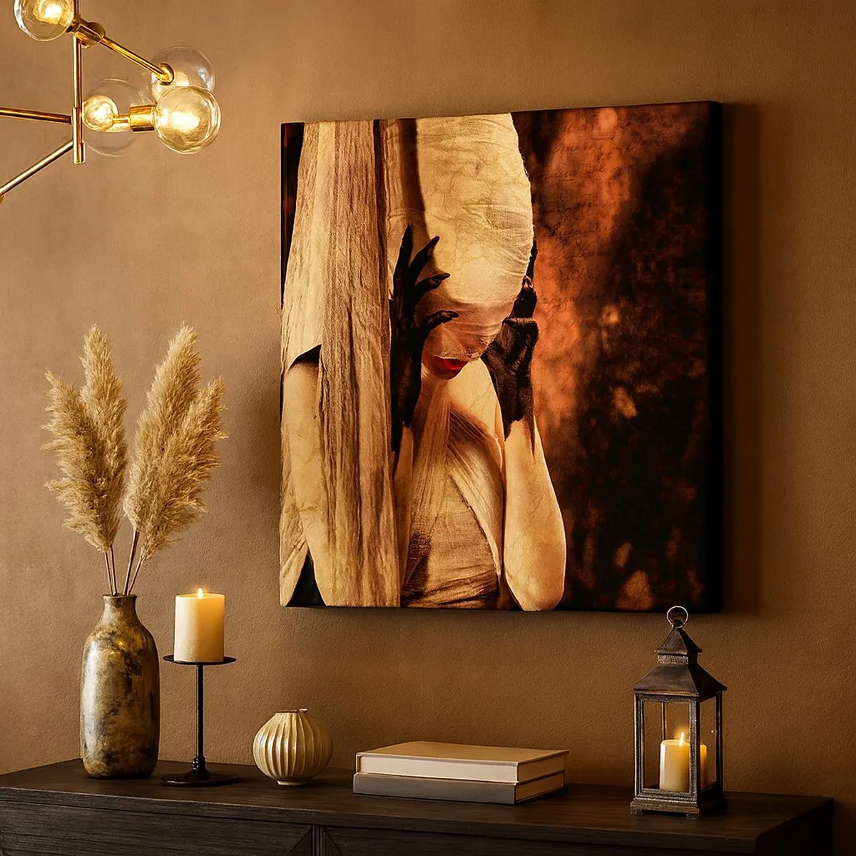 Obraz na plátně - Mezi dobrem a zlem - 30x30 cm