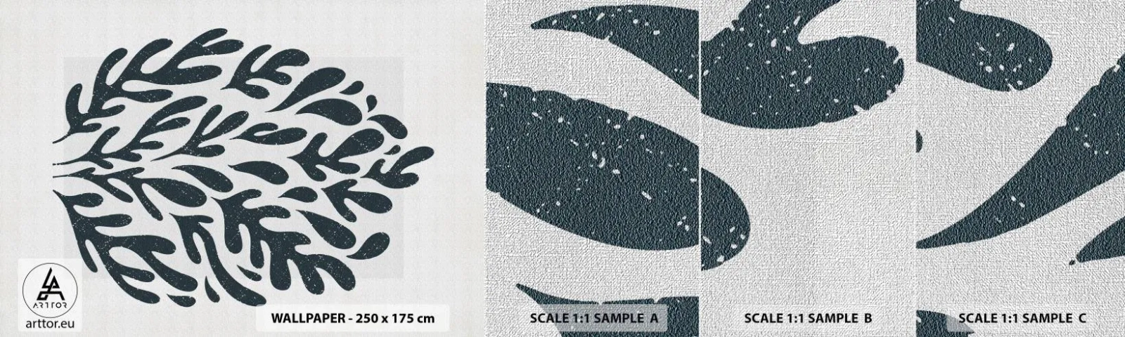 Vzor Fototapety Premium Canvas - Tvary přírody - Boho, Minimalistický, Moderní - 100x30 cm