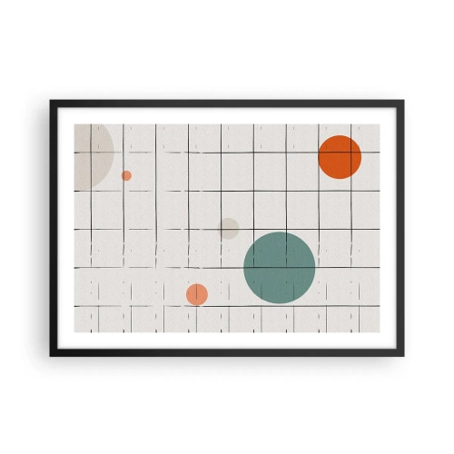 Plakát v černém rámu - V pasti. My nebo ony? - 70x50 cm