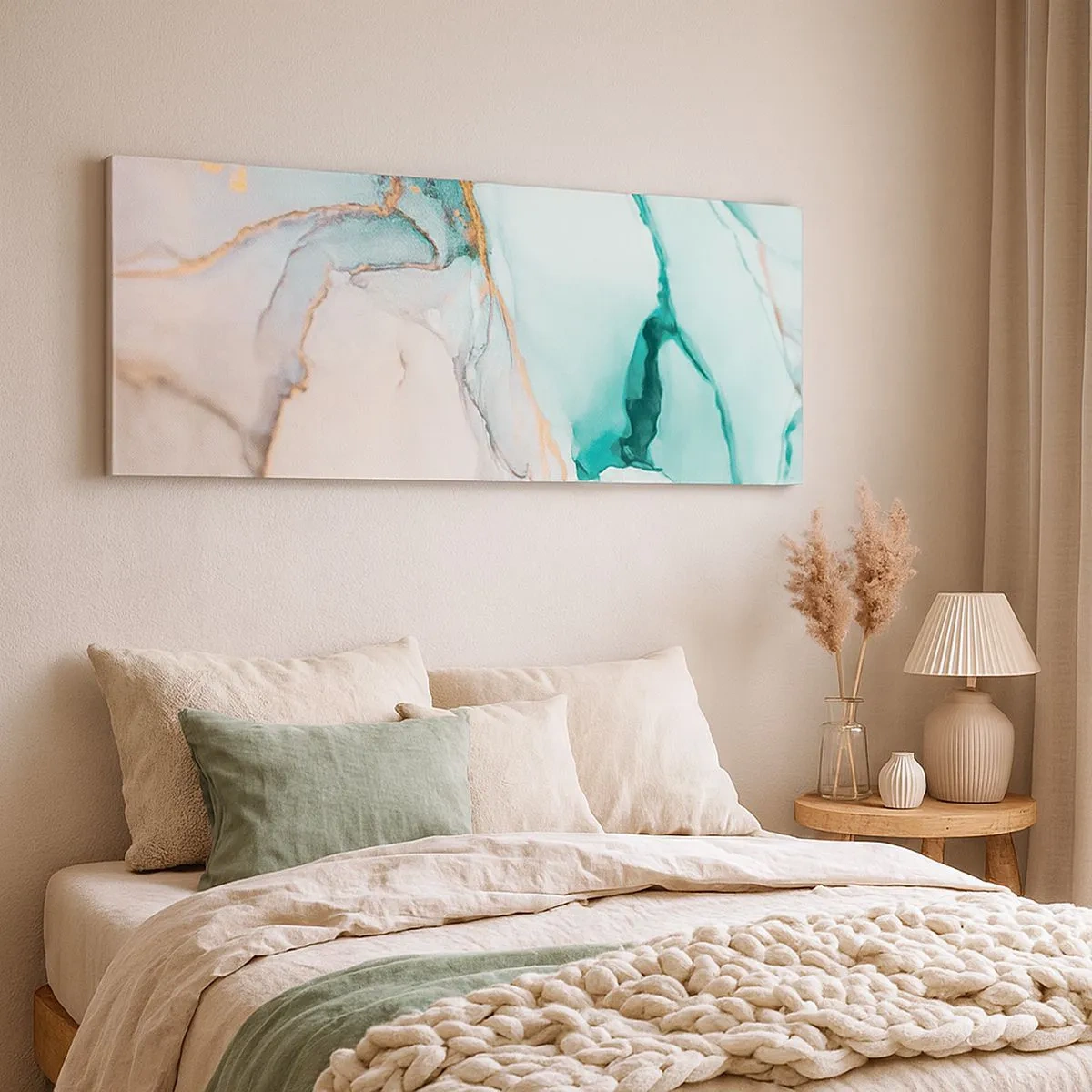 Obraz na plátně - Tanec tvarů a barev - 100x40 cm