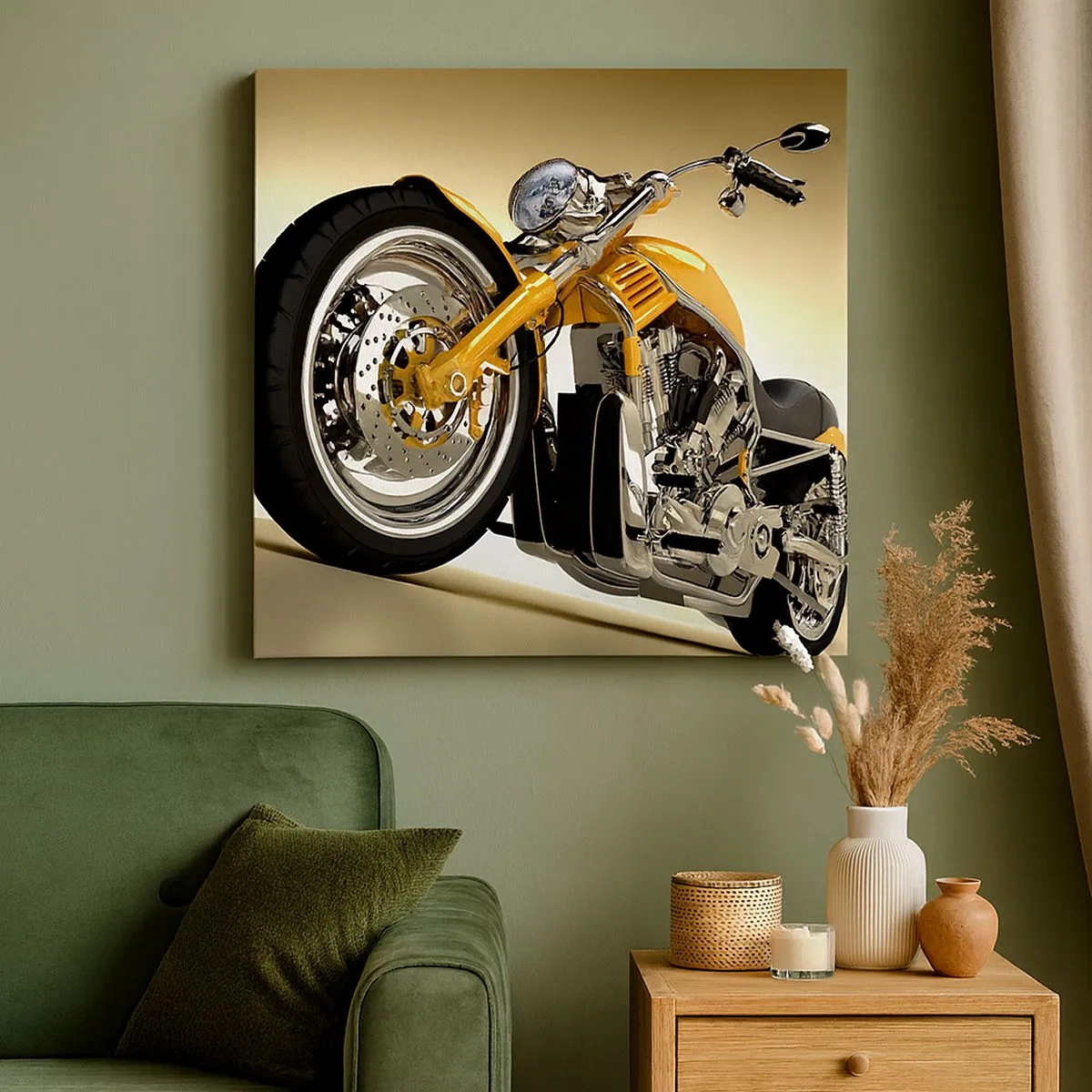 Obraz na plátně - Sen o síle a rychlosti - 30x30 cm