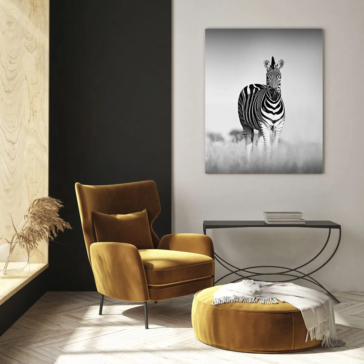 Obraz na skle - A přesto je svět černo-bílý - 50x70 cm