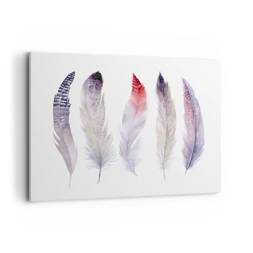 Obraz na plátně - Jemné jako různobarevná mlha - 120x80 cm