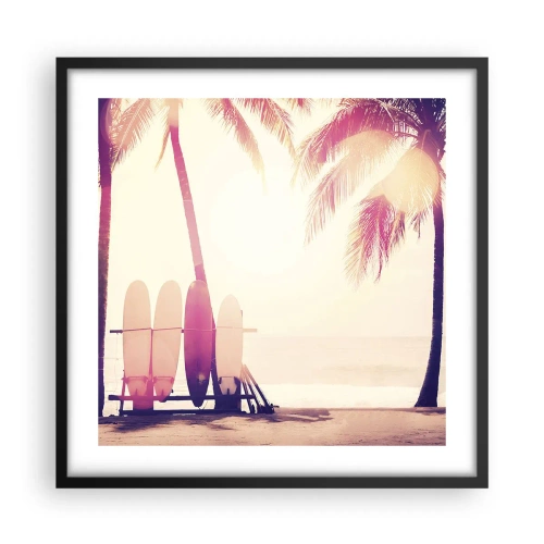 Plakát v černém rámu - Bude to skvělý den - 50x50 cm