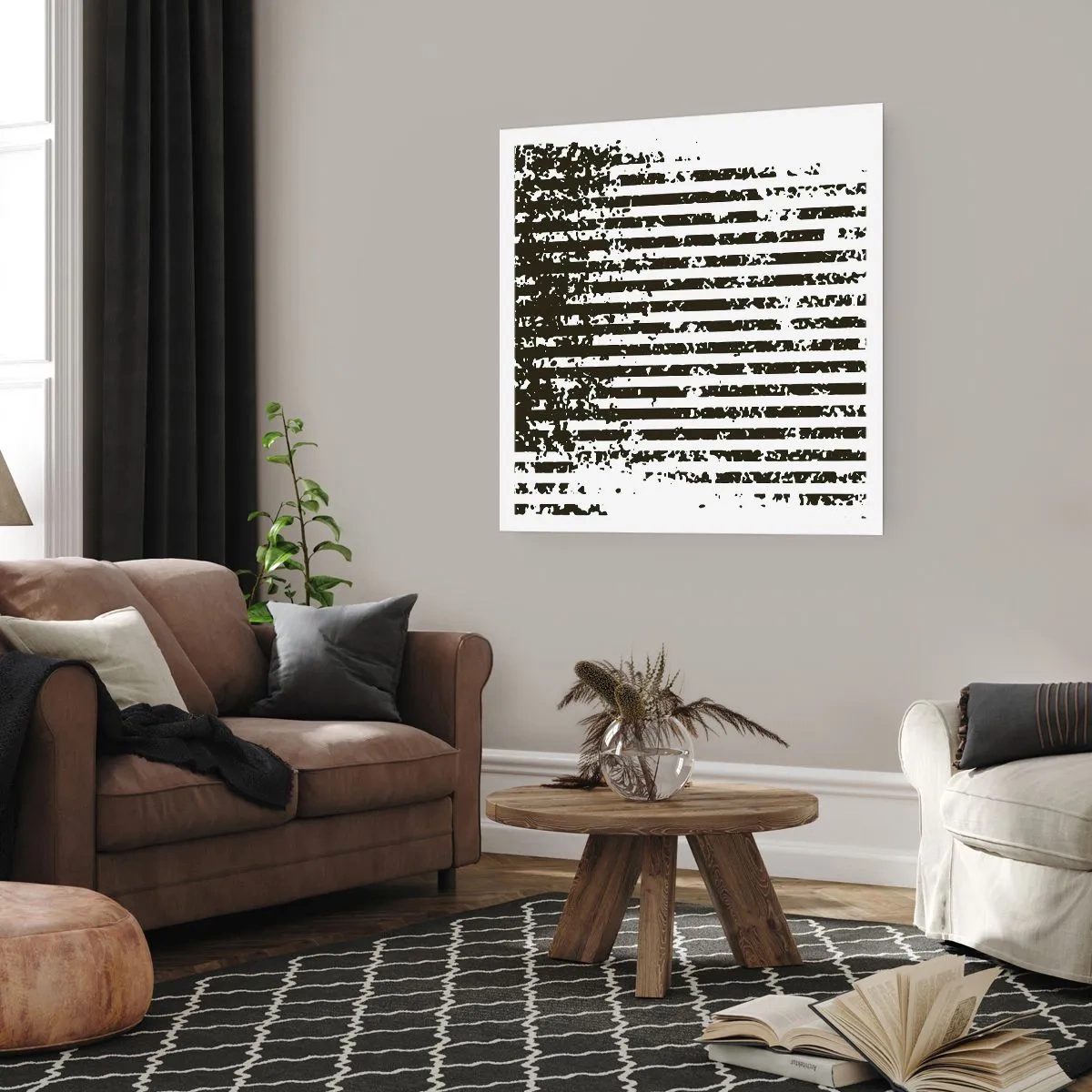 Plakát - Rytmus a šum - 50x50 cm