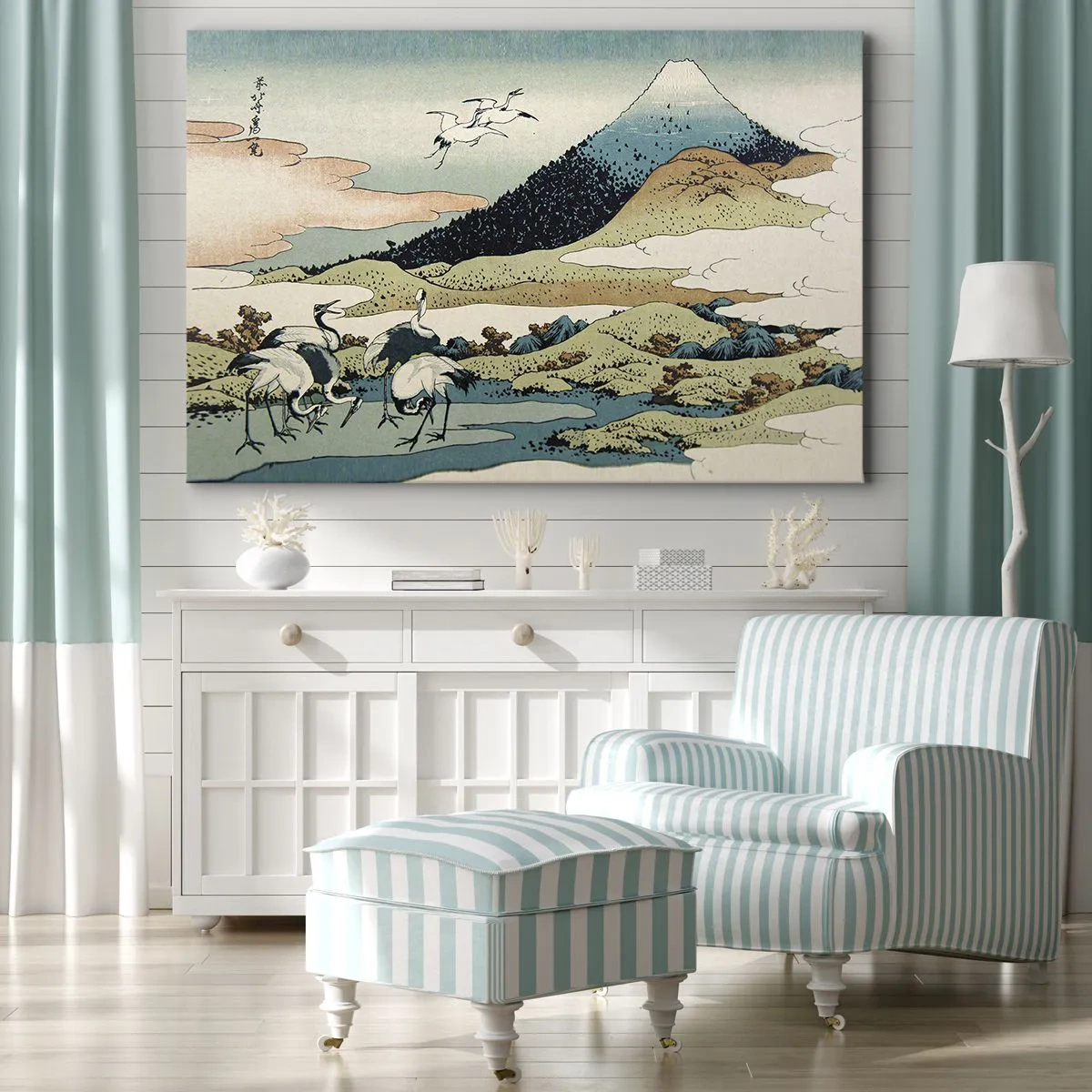 Obraz na plátně - V japonském duchu - 70x50 cm
