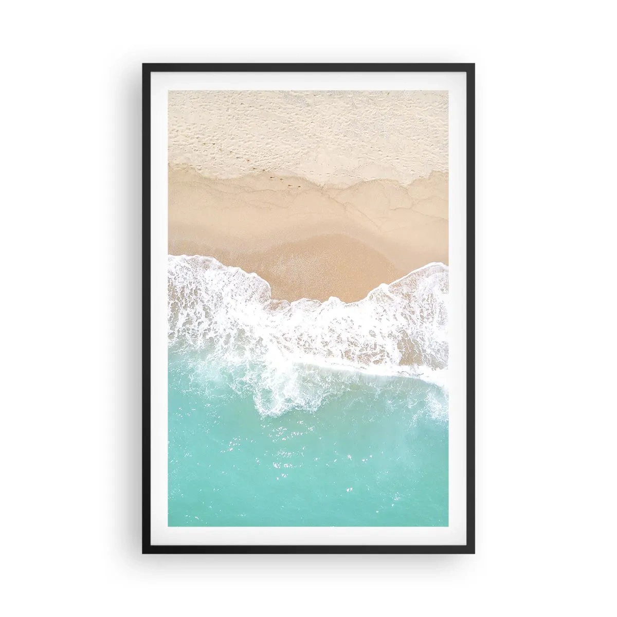 Plakát v černém rámu - Mazlivý dotek - 61x91 cm