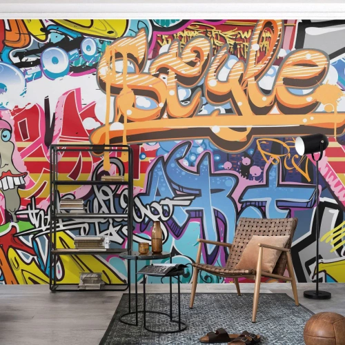 Fototapeta Premium Sand - Nástěnné malby, nástěnné malby, nástěnné malby… - Graffiti, Kus, Moderní vzor - 200x140 cm