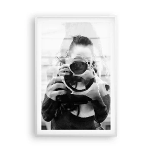 Plakát v bílém rámu - Tvůrce a materiál - 61x91 cm