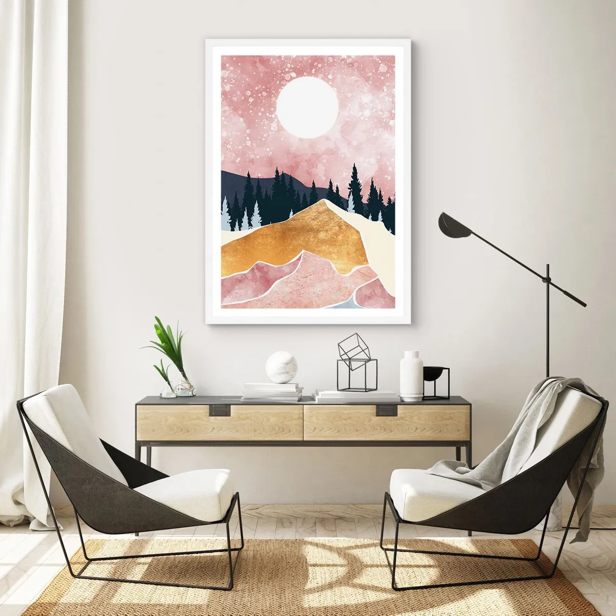 Plakát v bílém rámu - Noční hlídka - 61x91 cm