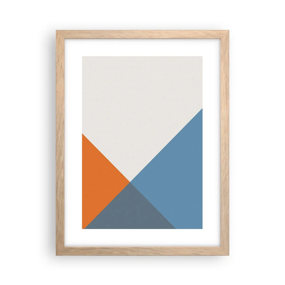 Plakát v rámu světlý dub - Pod úhlem… - 30x40 cm