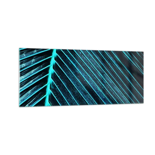 Obraz na skle - Textura zeleně - 100x40 cm