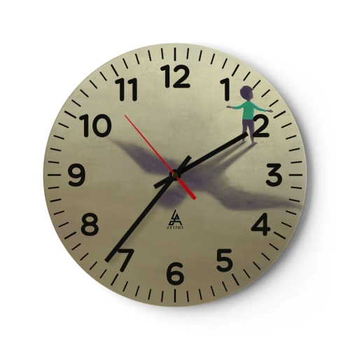 Nástěnné hodiny - Hrdina budoucnosti - 40x40 cm