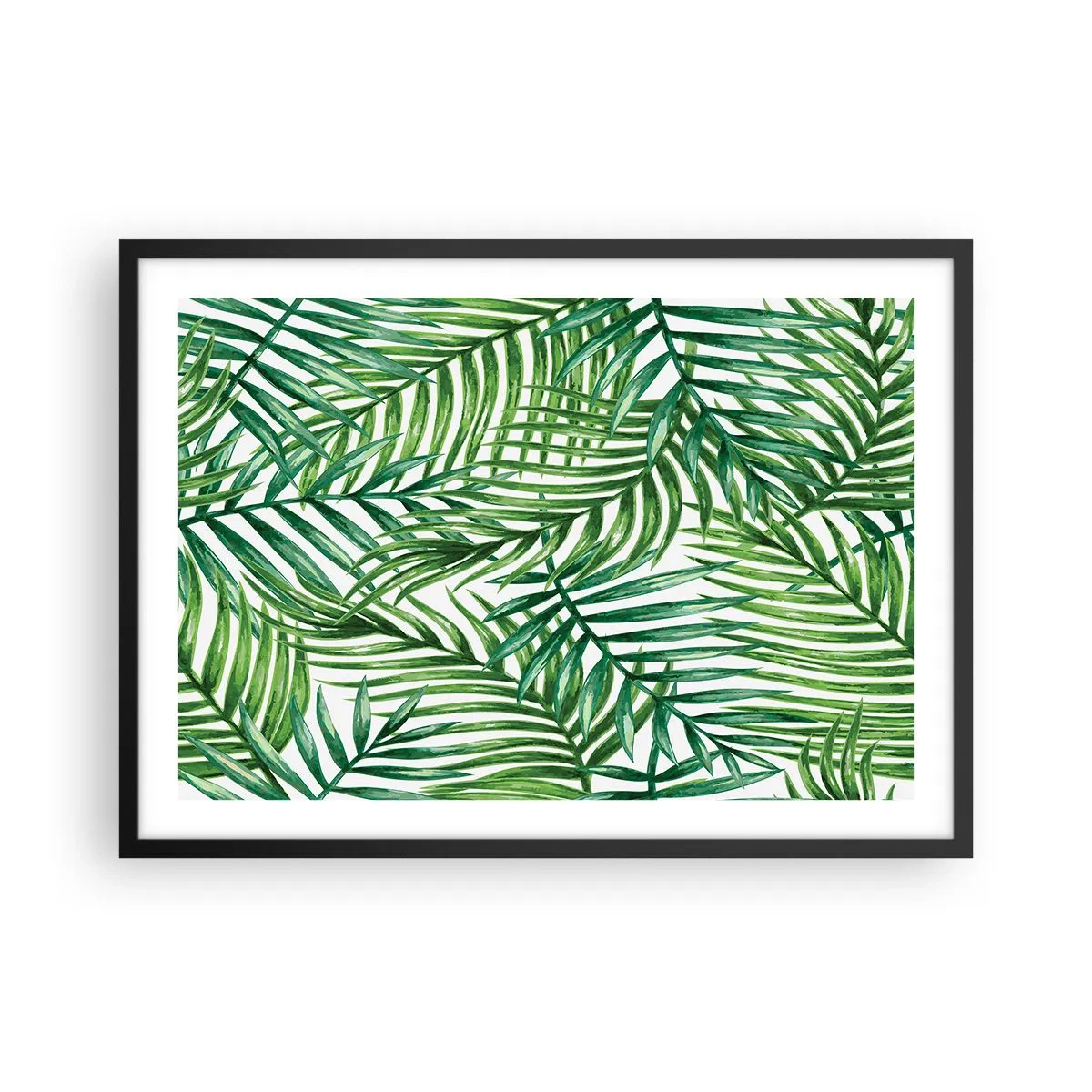 Plakát v černém rámu - Pod zeleným baldachýnem - 70x50 cm