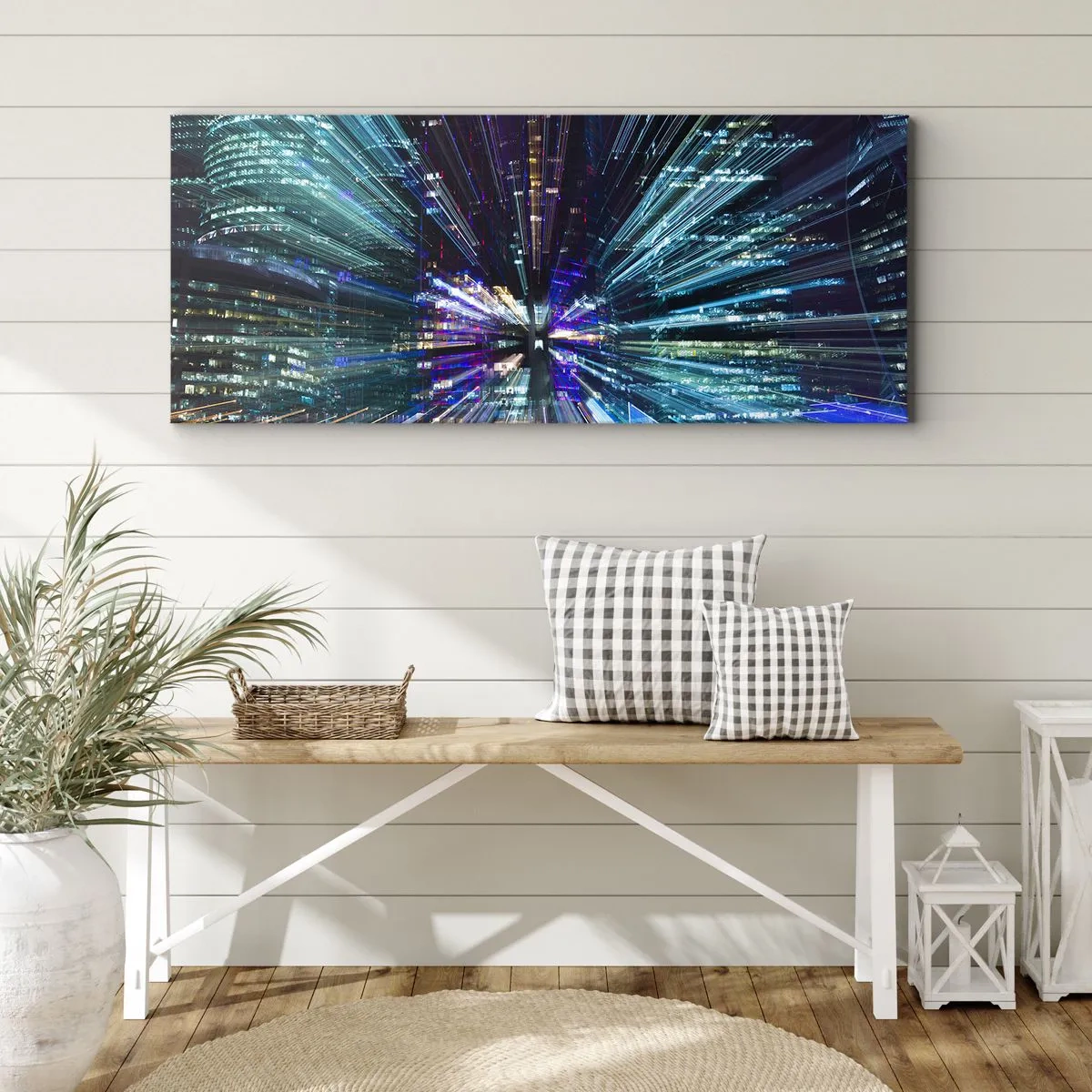 Obraz na plátně - Přechod do hyperprostoru - 160x50 cm