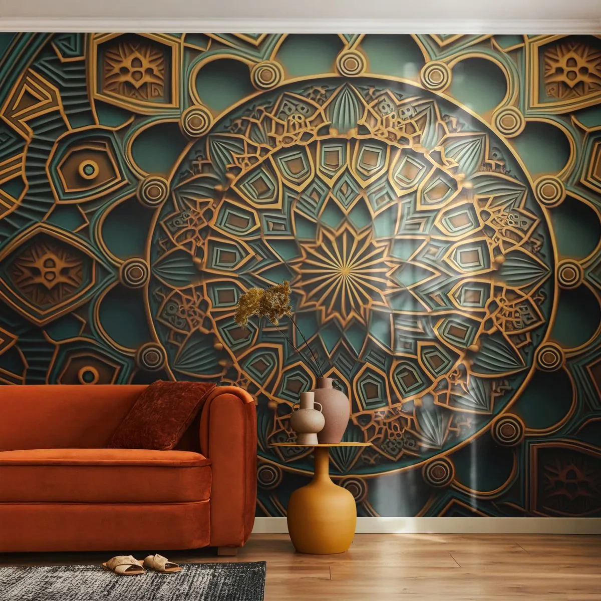 Fototapeta Premium Canvas - V arabském stylu - Mozaika, arabština, Dekorace - 250x175 cm