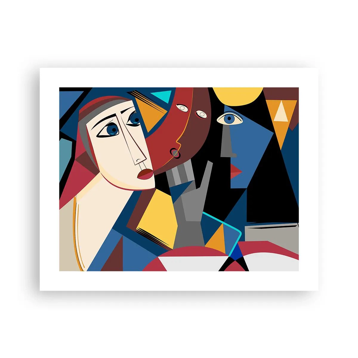 Plakát - Konverzace kubistů - 50x40 cm