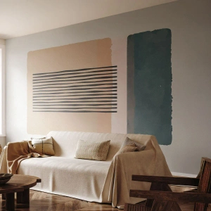 Fototapeta na míru Premium Canvas - Všechno v pořádku - Abstrakce, Grafika, Minimalismus