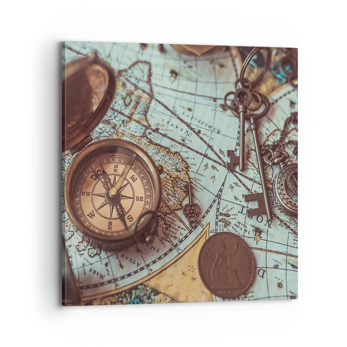 Obraz na plátně - Pro dobrodruha - 70x70 cm