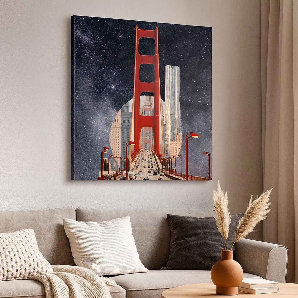 Obraz na plátně - Vždy uprostřed - 30x30 cm