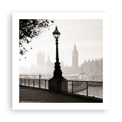 Plakát - Londýnské ráno - 50x50 cm