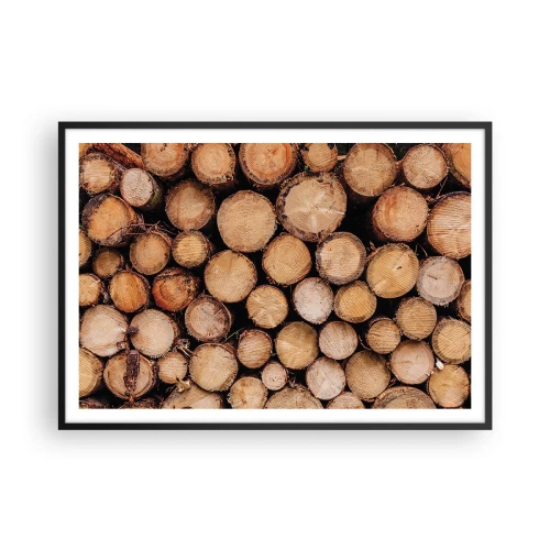 Plakát v černém rámu - Nový začátek - 100x70 cm