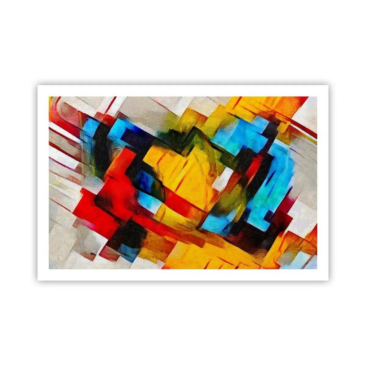 Plakát - Vícebarevné vrstvy - 91x61 cm