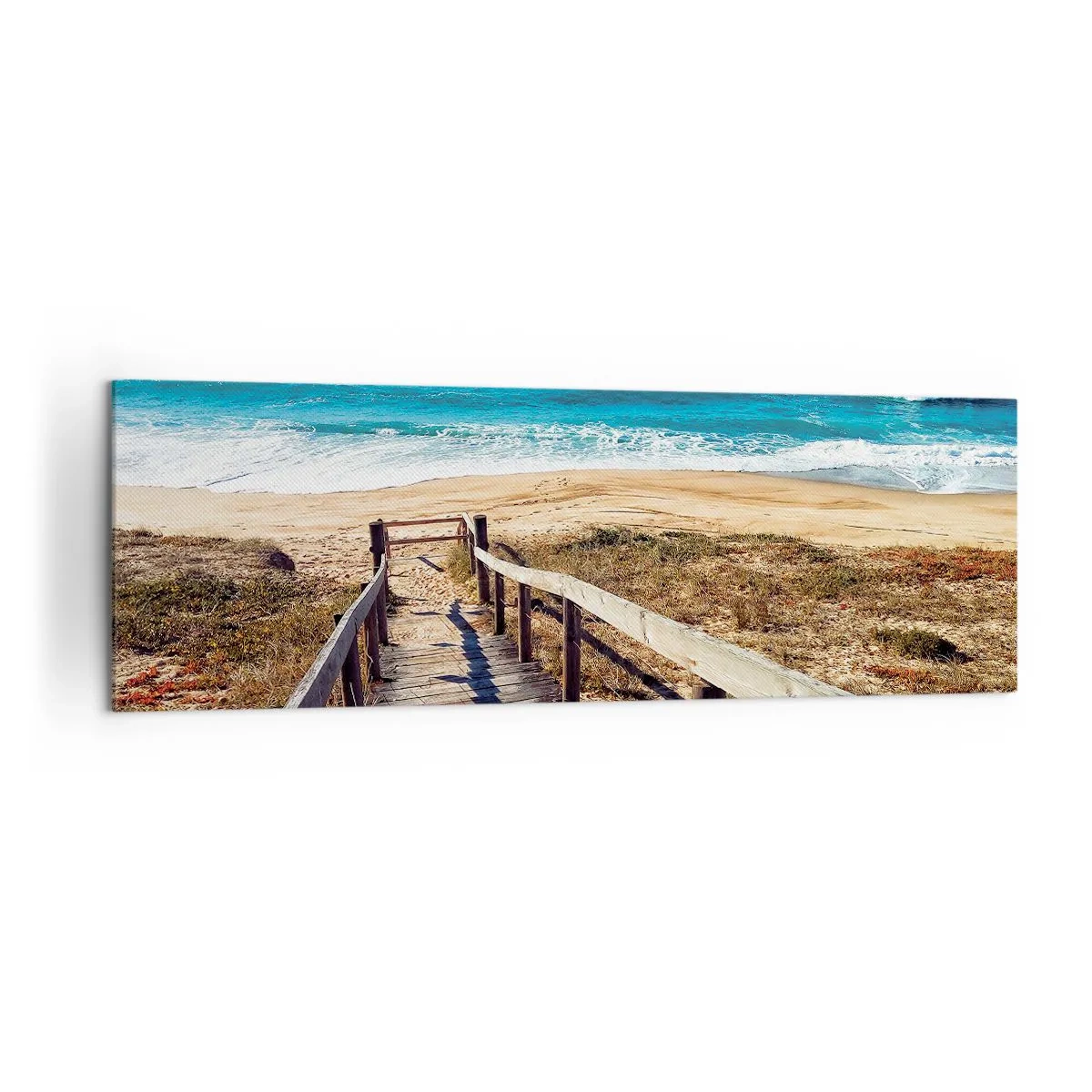 Obraz na plátně - Běž! - 160x50 cm