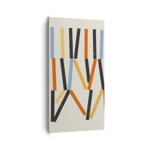 Obraz na plátně - Kompozice na úrovni - 65x120 cm