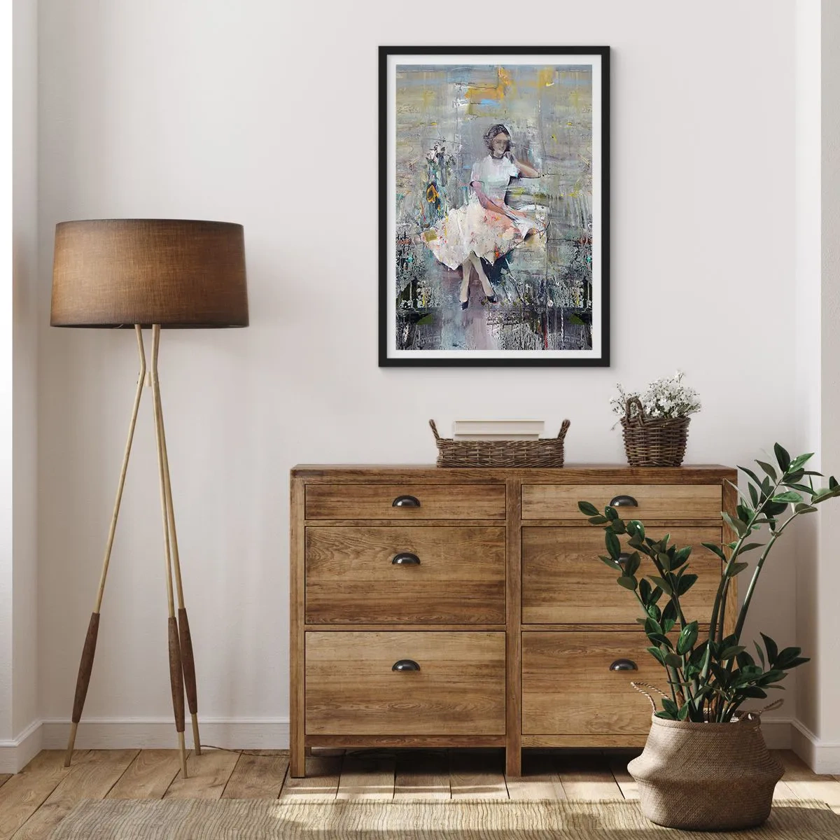 Plakát v černém rámu - Klasická a moderní - 61x91 cm