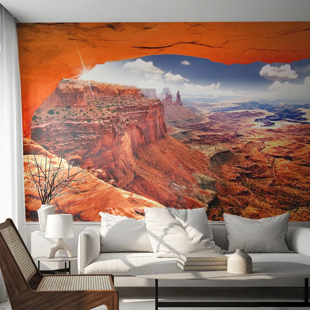 Fototapeta Samolepicí Deluxe Sticker - Vytesané samotnou přírodou - Krajina, Národní park Arizona, Grand Canyon - 250x175 cm