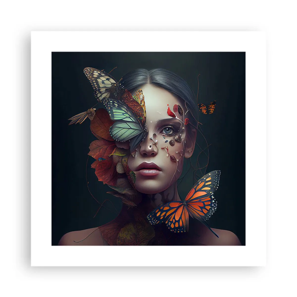 Plakát - Nádherná metamorfóza - 40x40 cm