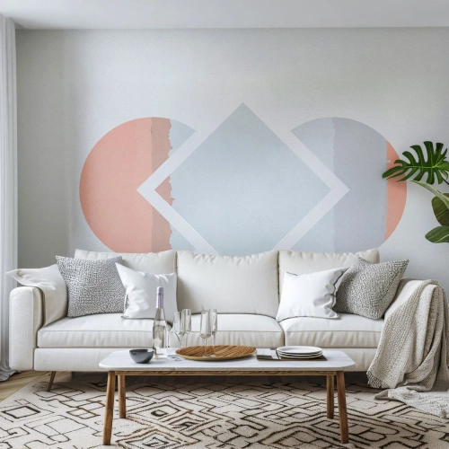 Fototapeta Samolepicí Deluxe Sticker - Situace je jasná - Abstrakce, Kus, Minimalismus - 200x140 cm
