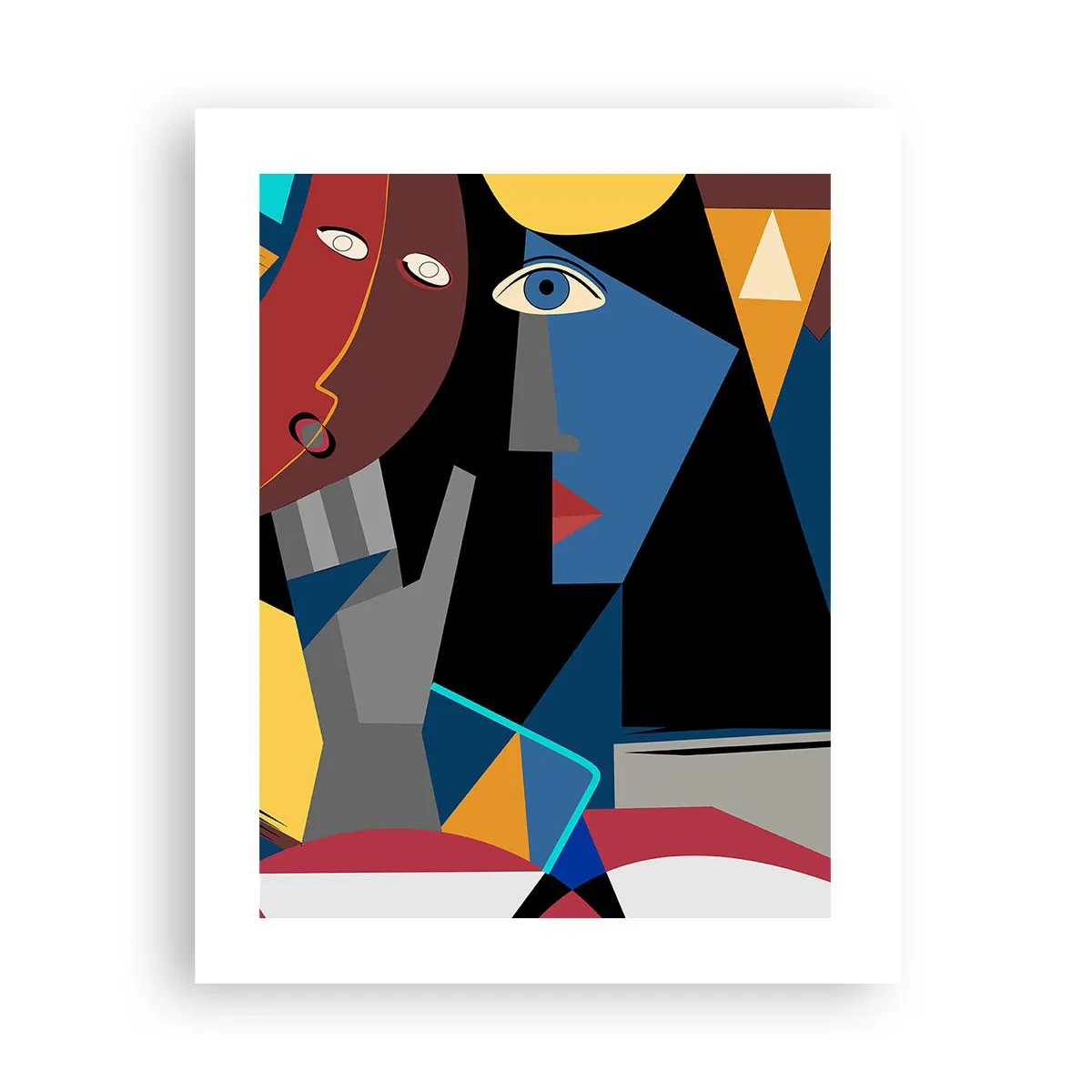 Plakát - Konverzace kubistů - 40x50 cm
