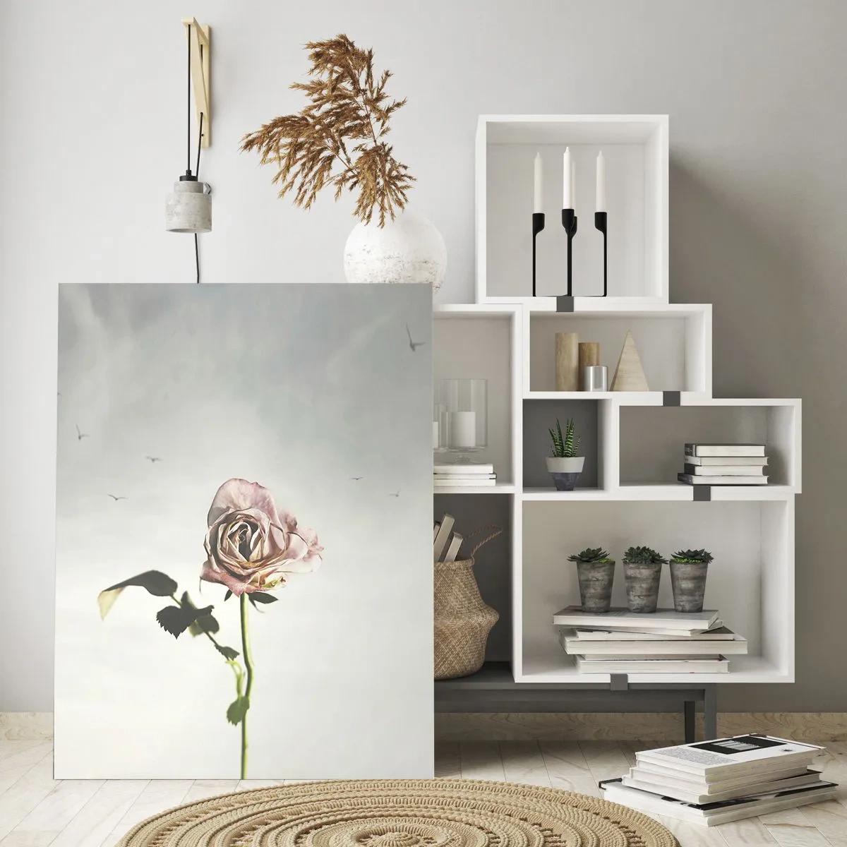 Obraz na skle - Vítání jara - 50x70 cm