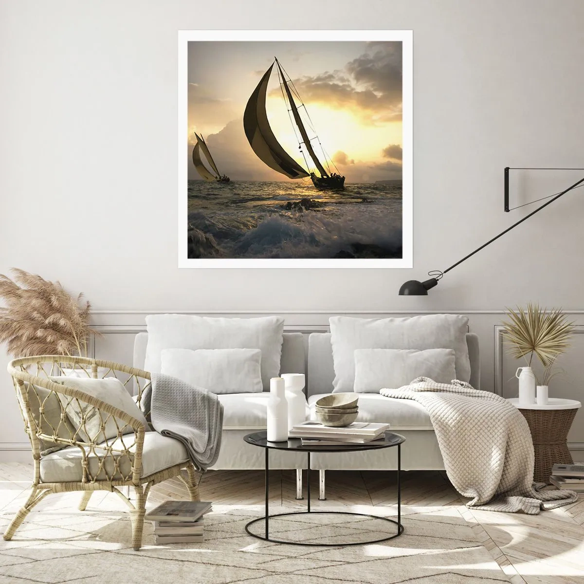Plakát - S větrem a proti větru - 60x60 cm
