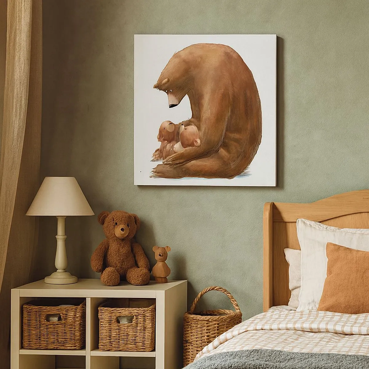 Obraz na plátně - Sladké sny, děti - 30x30 cm