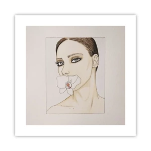 Plakát - Symbol elegance a krásy - 40x40 cm