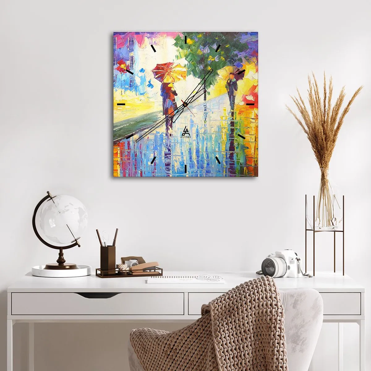 Nástěnné hodiny - A všechno je jasné - 30x30 cm