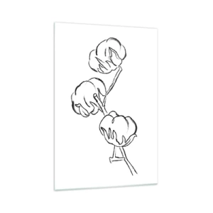 Obraz na skle - Bavlněné chmýří - 70x100 cm